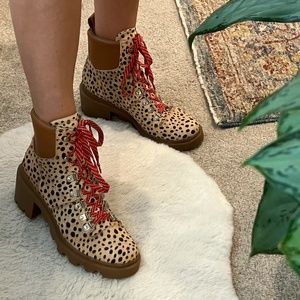 Cheetah Boot Heel